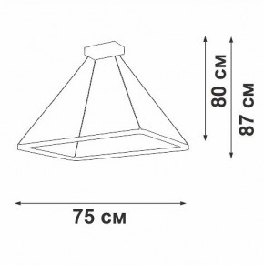 Подвесной светильник Vitaluce V2704 V2704-9/1S в Набережных Челнах - naberezhnye-chelny.ok-mebel.com | фото 3