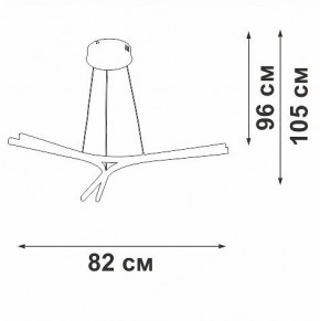 Подвесной светильник Vitaluce V2708 V2708-0/3S в Набережных Челнах - naberezhnye-chelny.ok-mebel.com | фото 3
