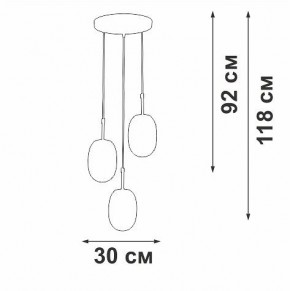 Подвесной светильник Vitaluce V28210 V28210-1/3S в Набережных Челнах - naberezhnye-chelny.ok-mebel.com | фото 5