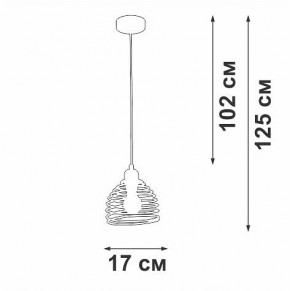 Подвесной светильник Vitaluce V2854 V2854-1/1S в Набережных Челнах - naberezhnye-chelny.ok-mebel.com | фото 5