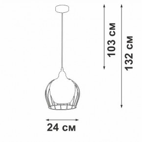 Подвесной светильник Vitaluce V2859 V2859-1/1S в Набережных Челнах - naberezhnye-chelny.ok-mebel.com | фото 4