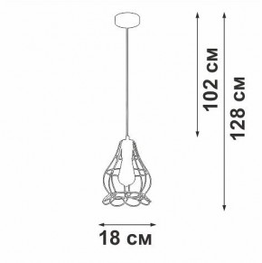 Подвесной светильник Vitaluce V2868 V2868-1/1S в Набережных Челнах - naberezhnye-chelny.ok-mebel.com | фото 5
