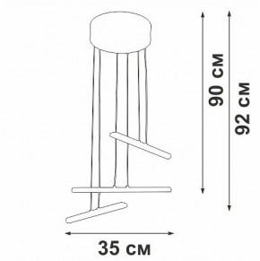 Подвесной светильник Vitaluce V3046 V3046-1/3S в Набережных Челнах - naberezhnye-chelny.ok-mebel.com | фото 5