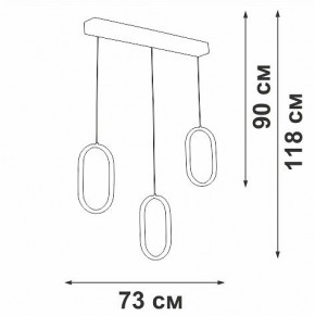 Подвесной светильник Vitaluce V3049 V3049-0/3S в Набережных Челнах - naberezhnye-chelny.ok-mebel.com | фото 4