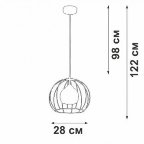 Подвесной светильник Vitaluce V3098 V3098-1/1S в Набережных Челнах - naberezhnye-chelny.ok-mebel.com | фото 5