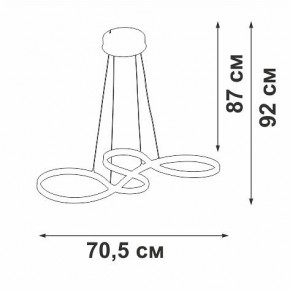 Подвесной светильник Vitaluce V3892 V3892-1/1S в Набережных Челнах - naberezhnye-chelny.ok-mebel.com | фото 5