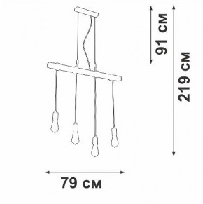 Подвесной светильник Vitaluce V47160 V47160-7/4S в Набережных Челнах - naberezhnye-chelny.ok-mebel.com | фото 5