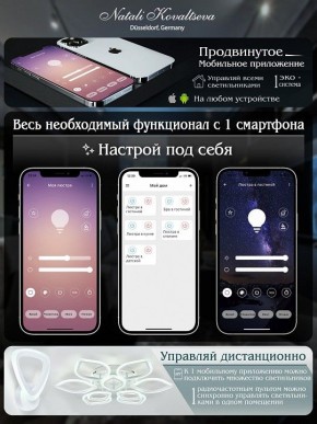 Потолочная люстра Natali Kovaltseva COBRA LED LAMPS 81121/7C в Набережных Челнах - naberezhnye-chelny.ok-mebel.com | фото 7