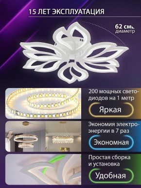Потолочная люстра Natali Kovaltseva FORTUNA LED LAMPS 81107/6C в Набережных Челнах - naberezhnye-chelny.ok-mebel.com | фото 5