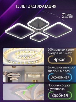 Потолочная люстра Natali Kovaltseva OPTI LED LAMPS 81108/2C в Набережных Челнах - naberezhnye-chelny.ok-mebel.com | фото 5