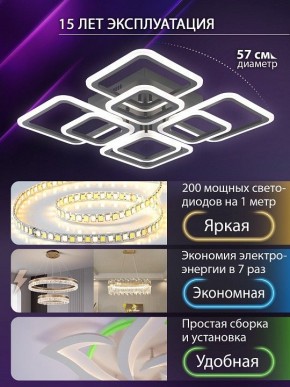 Потолочная люстра Natali Kovaltseva SPEKTR LED LAMPS 81108/5C в Набережных Челнах - naberezhnye-chelny.ok-mebel.com | фото 5