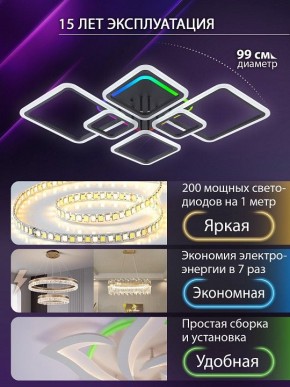 Потолочная люстра Natali Kovaltseva SPEKTR LED LAMPS 81442 в Набережных Челнах - naberezhnye-chelny.ok-mebel.com | фото 5