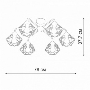 Потолочная люстра Vitaluce V42580 V42580-0/6PL в Набережных Челнах - naberezhnye-chelny.ok-mebel.com | фото 2