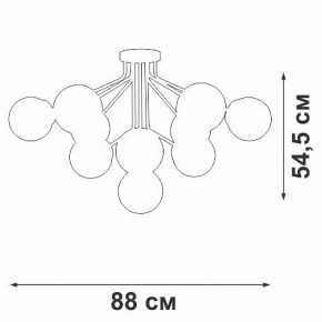 Потолочная люстра Vitaluce V42870 V42870-8/10PL в Набережных Челнах - naberezhnye-chelny.ok-mebel.com | фото