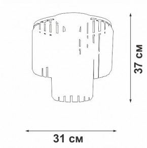 Потолочная люстра Vitaluce V5155 V5155-1/4PL в Набережных Челнах - naberezhnye-chelny.ok-mebel.com | фото 4