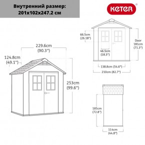 Сарай Окланд 754 (OAKLAND 754) в Набережных Челнах - naberezhnye-chelny.ok-mebel.com | фото 2