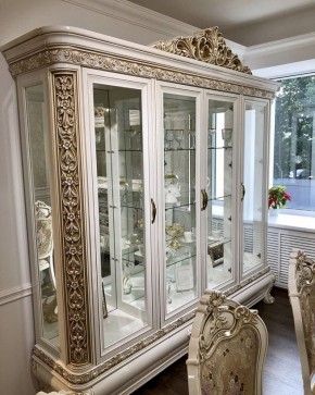 Сервант Алсу (белый глянец) в Набережных Челнах - naberezhnye-chelny.ok-mebel.com | фото 3
