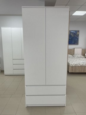 Шкаф 2-ств. с 2 ящиками "Бьянко" в Набережных Челнах - naberezhnye-chelny.ok-mebel.com | фото 3