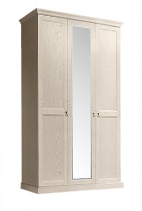 Шкаф 3-х дверный (с зеркалом) для платья и белья Венеция дуб седан (ВНШ1/3) в Набережных Челнах - naberezhnye-chelny.ok-mebel.com | фото