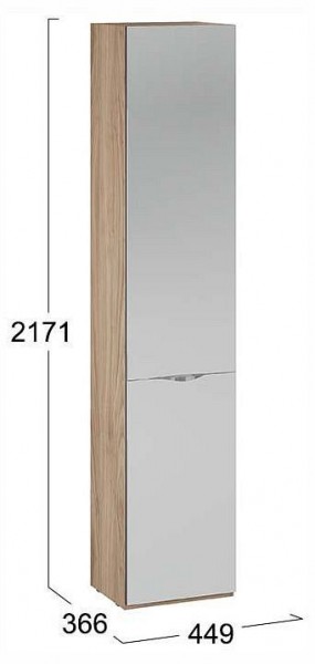 Шкаф для белья Глосс СМ-319.07.012 в Набережных Челнах - naberezhnye-chelny.ok-mebel.com | фото 4