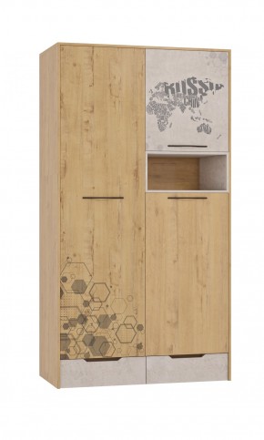 Шкаф для одежды 3 двери и 2 ящика Шк134.0 ДС Стэнфорд в Набережных Челнах - naberezhnye-chelny.ok-mebel.com | фото