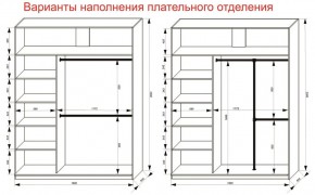 Шкаф-купе 1800 серии SOFT D8+D2+B2+PL4 (2 ящика+F обр.штанга) профиль «Графит» в Набережных Челнах - naberezhnye-chelny.ok-mebel.com | фото 8