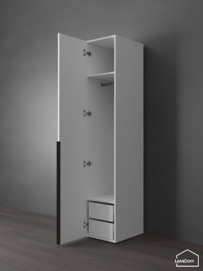 Шкаф Linnea MHR-1-3 2050х400х510 (Белый-М 11.1.2) в Набережных Челнах - naberezhnye-chelny.ok-mebel.com | фото 5