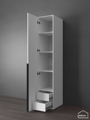 Шкаф Linnea MHR-1-4 2050х400х510 (Белый-М 11.1.1) в Набережных Челнах - naberezhnye-chelny.ok-mebel.com | фото 6