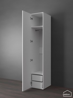 Шкаф Linnea MHR-1PO-3 2050х400х510 (Белый-М 11.1.2) в Набережных Челнах - naberezhnye-chelny.ok-mebel.com | фото 4