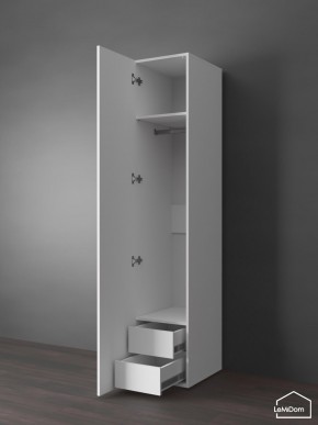 Шкаф Linnea MHR-1PO-3 2050х400х510 (Белый-М 11.1.2) в Набережных Челнах - naberezhnye-chelny.ok-mebel.com | фото 5