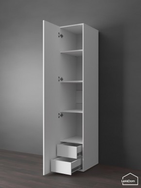 Шкаф Linnea MHR-1PO-4 2050х400х510 (Белый-М 11.1.2) в Набережных Челнах - naberezhnye-chelny.ok-mebel.com | фото 4