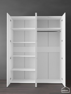 Шкаф Linnea MHR-4PO-1 2050х1600х510 (Белый-М 11.1.2) в Набережных Челнах - naberezhnye-chelny.ok-mebel.com | фото 4
