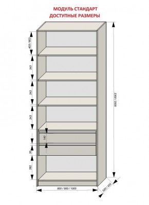 Шкаф распашной серия «ЗЕВС» (PL3/С1/PL2) в Набережных Челнах - naberezhnye-chelny.ok-mebel.com | фото 13