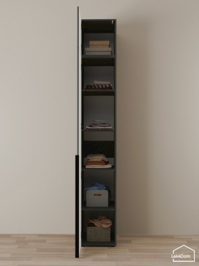 Шкаф с антресолью Linnea MHR-1A-2 2450х400х510 (Графит-М 11.1.25) в Набережных Челнах - naberezhnye-chelny.ok-mebel.com | фото 4
