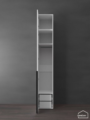 Шкаф с антресолью Linnea MHR-1A-3 2450х400х510 (Белый-М 11.1.2) в Набережных Челнах - naberezhnye-chelny.ok-mebel.com | фото 5