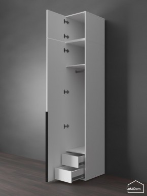 Шкаф с антресолью Linnea MHR-1A-3 2450х400х510 (Белый-М 11.1.2) в Набережных Челнах - naberezhnye-chelny.ok-mebel.com | фото 6