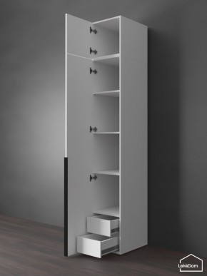 Шкаф с антресолью Linnea MHR-1A-4 2450х400х510 (Белый-М 11.1.2) в Набережных Челнах - naberezhnye-chelny.ok-mebel.com | фото 5