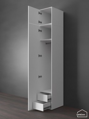 Шкаф с антресолью Linnea MHR-1POA-3 2450х400х510 (Белый-М 11.1.1) в Набережных Челнах - naberezhnye-chelny.ok-mebel.com | фото 6