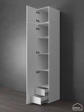 Шкаф с антресолью Linnea MHR-1POA-4 2450х400х510 (Белый-М 11.1.1) в Набережных Челнах - naberezhnye-chelny.ok-mebel.com | фото 5