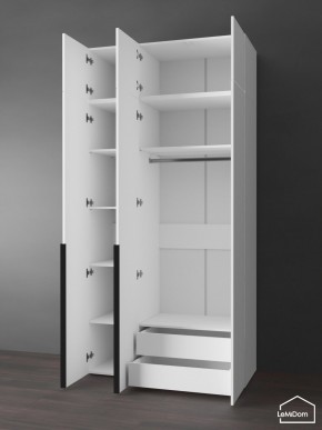 Шкаф с антресолью Linnea MHR-3A-2 2450х1200х510 (Белый-М 11.1.2) в Набережных Челнах - naberezhnye-chelny.ok-mebel.com | фото 5