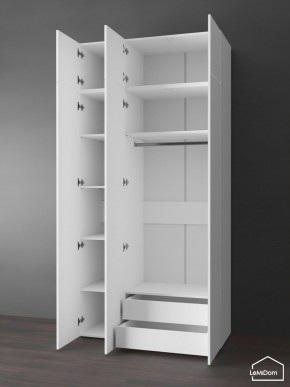 Шкаф с антресолью Linnea MHR-3POA-2 2450х1200х510 (Белый-М 11.1.1) в Набережных Челнах - naberezhnye-chelny.ok-mebel.com | фото 5