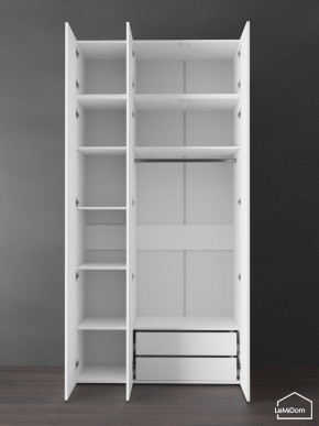 Шкаф с антресолью Linnea MHR-3POA-2 2450х1200х510 (Белый-М 11.1.1) в Набережных Челнах - naberezhnye-chelny.ok-mebel.com | фото 6