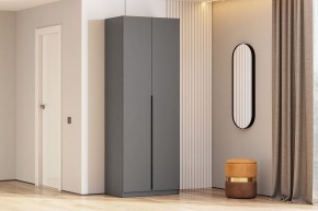 Шкаф ШК-5 + 2 полки (800) Графит серый в Набережных Челнах - naberezhnye-chelny.ok-mebel.com | фото 2