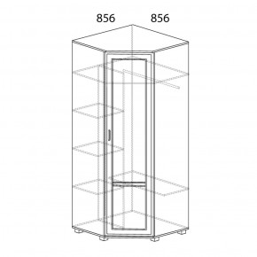 Шкаф угловой №243 Белла в Набережных Челнах - naberezhnye-chelny.ok-mebel.com | фото 2