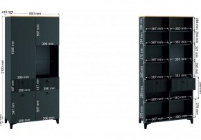 Шкаф-витрина Ника в Набережных Челнах - naberezhnye-chelny.ok-mebel.com | фото 3