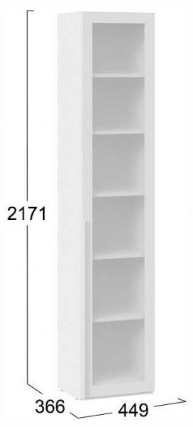 Шкаф-витрина Порто СМ-393.07.213 в Набережных Челнах - naberezhnye-chelny.ok-mebel.com | фото 4