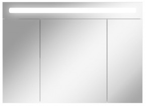 Шкаф-зеркало Аврора 100 с подсветкой LED Домино (DV8012HZ) в Набережных Челнах - naberezhnye-chelny.ok-mebel.com | фото