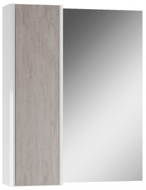 Шкаф-зеркало Uno 60 Дуб серый левый/правый Домино (DU1503HZ) в Набережных Челнах - naberezhnye-chelny.ok-mebel.com | фото 2