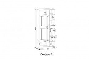 СТЕФАНИ-2 Шкаф в Набережных Челнах - naberezhnye-chelny.ok-mebel.com | фото 2