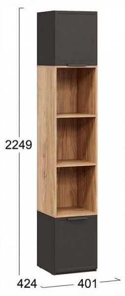 Стеллаж комбинированный Стелла в Набережных Челнах - naberezhnye-chelny.ok-mebel.com | фото 4
